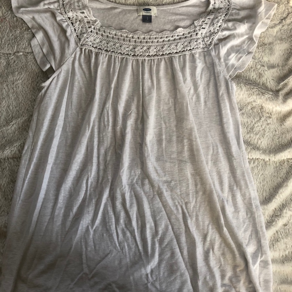 White Old Navy Short Sleeve